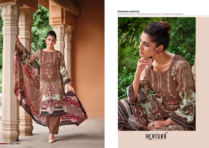 Aarzu Vol 11 By Romani Cotton Printed Dress Material Wholesalers In Delhi